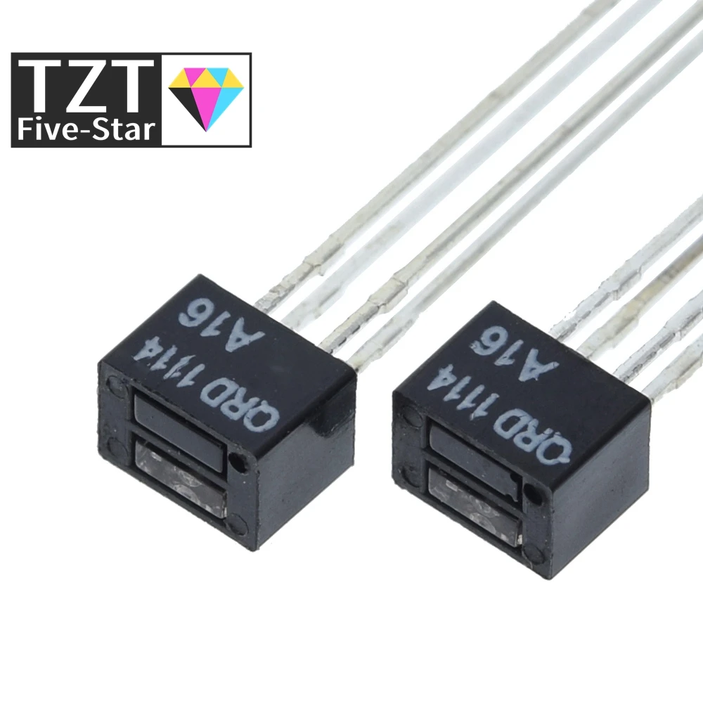 10PCS QRD1114 RD1114 D1114 1114 DIP 4 REFLECTIVE OBJECT SENSOR