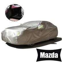 Полностью автомобильные чехлы для автомобильных аксессуаров с открытой боковой дверью, водонепроницаемый дизайн для Mazda 2 3 5 6 CX-3 cx3 CX-5 cx5 CX-7 cx7