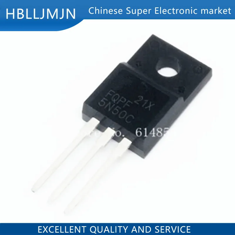 10PCS FQPF5N50C TO220F FQPF5N50 TO 220F 5N50 KF5N50 5N50C|Transistors ...