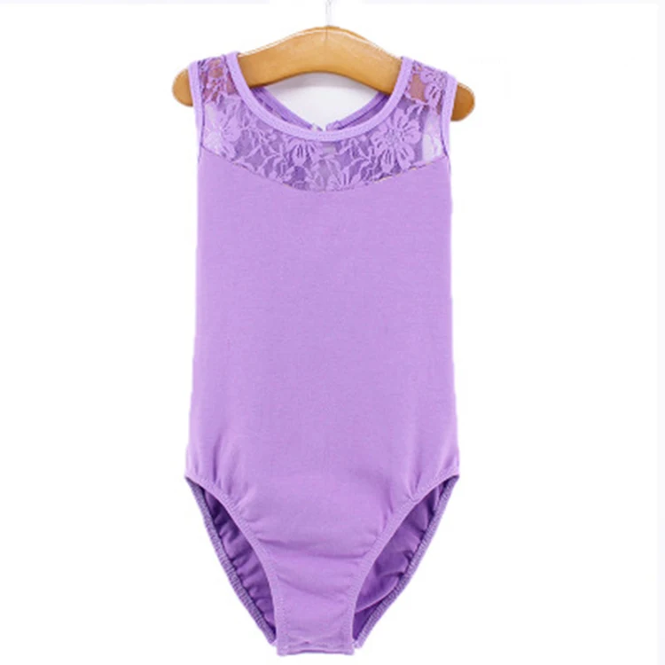 Sleeveless Purple Новые кружевные балетные трико для девочек, детский гимнастический купальник для танцев, детский Лонгслив под змеиную кожу, балетная танцевальная одежда - Цвет: Sleeveless Purple