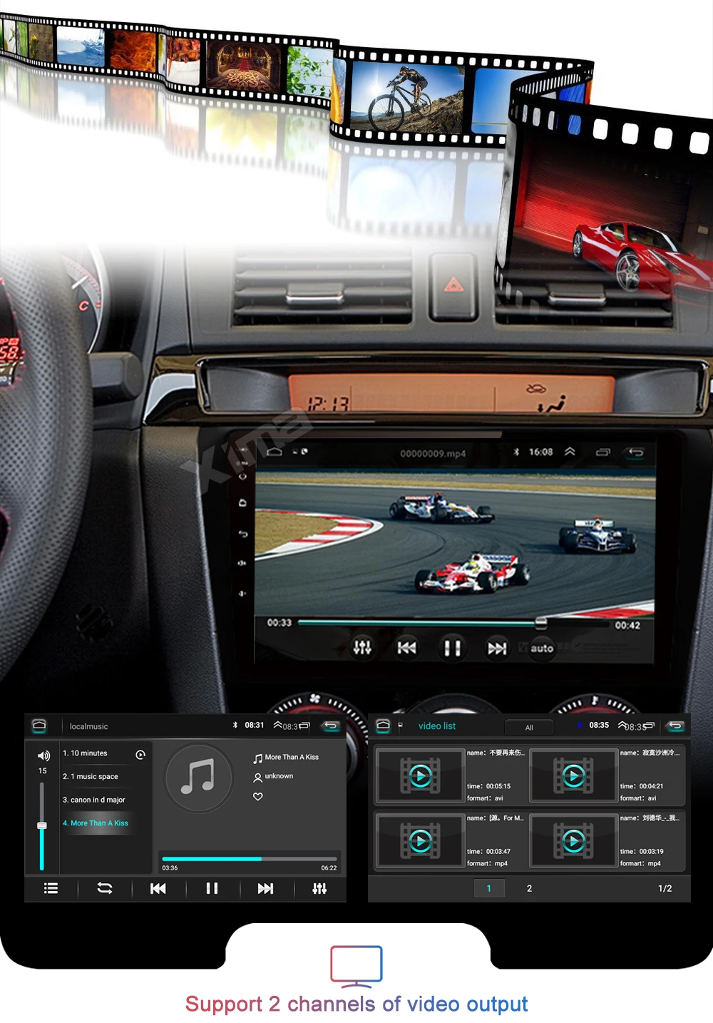 " RAM2G+ 32G Android 9,0 Автомагнитола gps навигация для Mazda 3 2004-2013 maxx axel Wifi авто стерео автомобильный dvd мультимедийный плеер