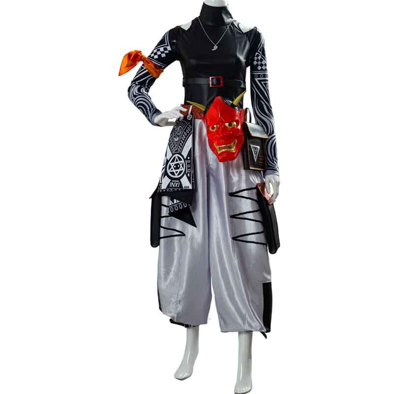 Arknights Hoshiguma Cosplay Kostüm Halloween Wig Boots Headwear 15 Arknights Hoshiguma Cosplay Kostüm Halloween Wig Boots Headwear 4