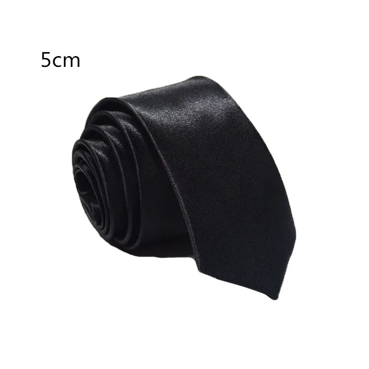 Модный вязаный галстук, черный, серый, тонкий галстук, 5,5 см, узкая шея, галстуки для мужчин, повседневные, деловые, свадебные, обтягивающие Аксессуары для галстуков - Цвет: C01