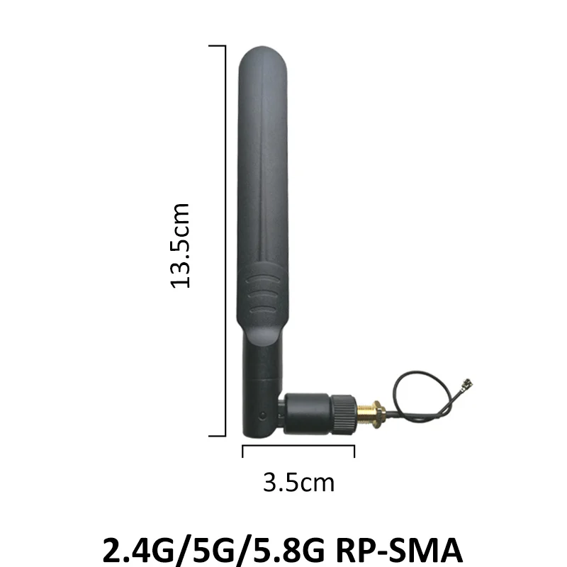 Антенна Wi Fi 2 4 ГГц 5G 5 8G 5dBi антенна RP SMA Штекерный разъем для GHz маршрутизатор г + 21 см