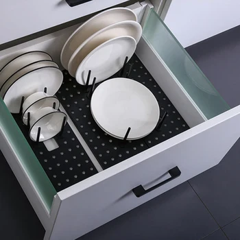 

Dish Drain Rack Kitchen Shelf Organizer Retractable Storage Drain Dish Rack Space Saver Drain Shelf Pantry Organizer Plate Tray
