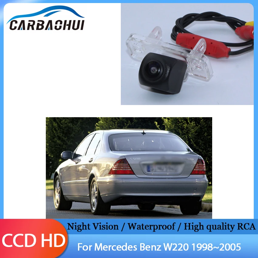 Беспроводная камера заднего вида ight Vision высокое качество RCA для Mercedes Benz W220 1998 1999