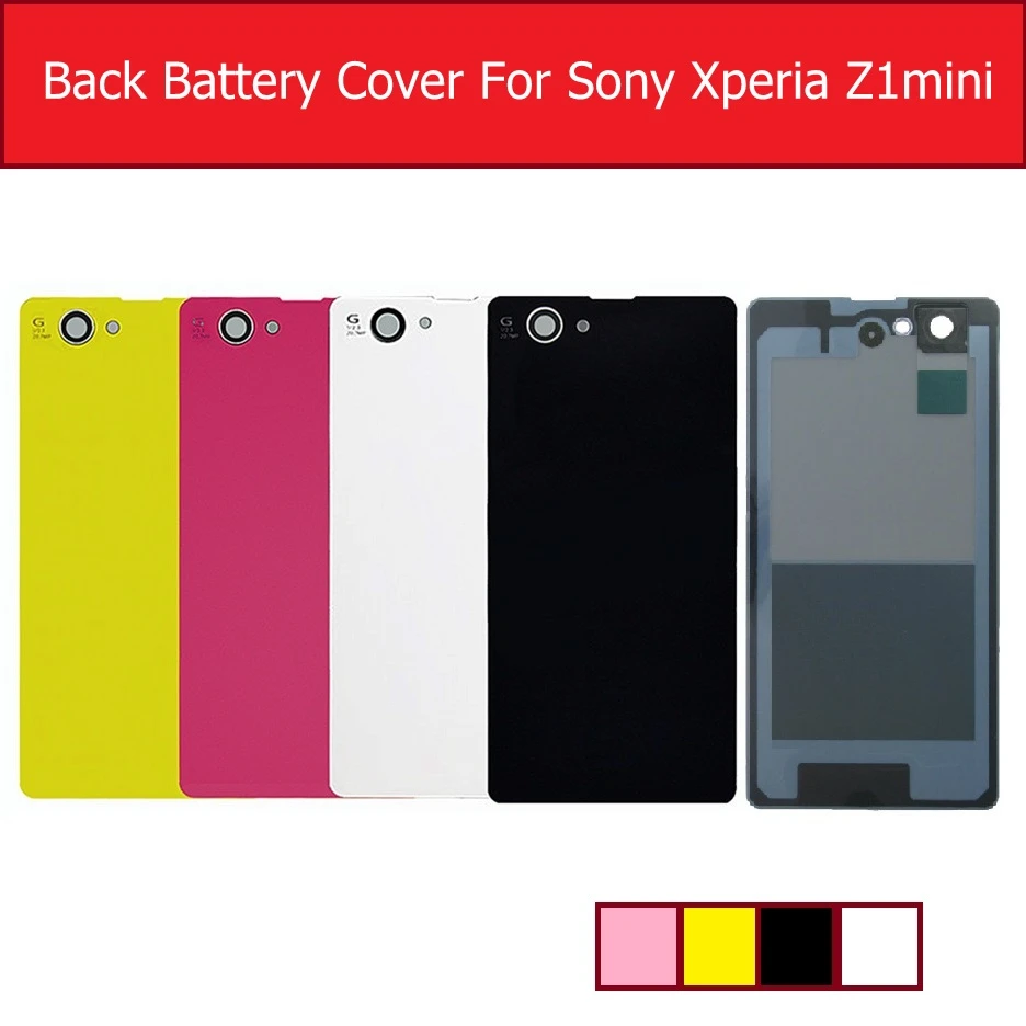 Back Door Housing Glass For Sony Xperia Mini / Z1 Compact M51w D5503 Glass Rear Cover Case + 1piece Free - Mobile Phone Cases & Covers - AliExpress