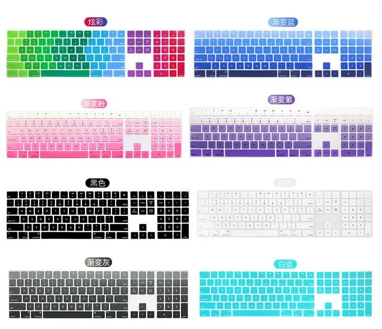 2018 For Apple Magic Keyboard with Numeric Keypad MQ052LL/A A1843 Soft Silicone Skin Cover | Компьютеры и офис