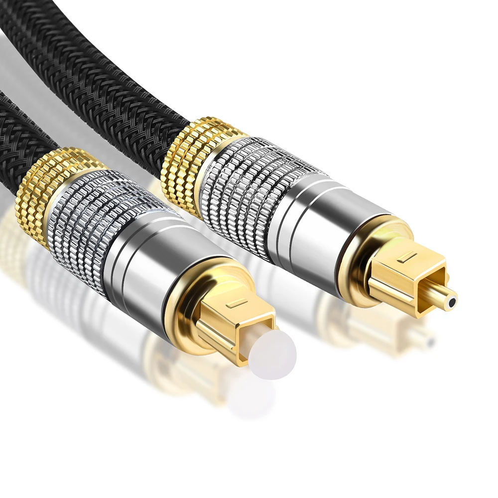 Digital Optical Audio Cable Toslink Coaxial SPDIF Dolby 7.1 Soundbar 5.1 Fiber for HI-FI Sound Bar Home Theater PS4 Xbox | Электроника