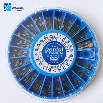 

Dental Titanium Screw Posts 120Pcs Dental Orthodontic Material