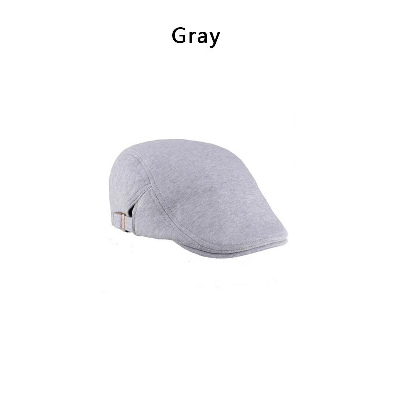 light Grey Мода Гольф осень зима Вождение Мужчины Женщины Берет Duckbill бейсбольная кепка Зонт Досуг Регулируемый головной убор Повседневный водитель, разносчик газет - Цвет: light Grey