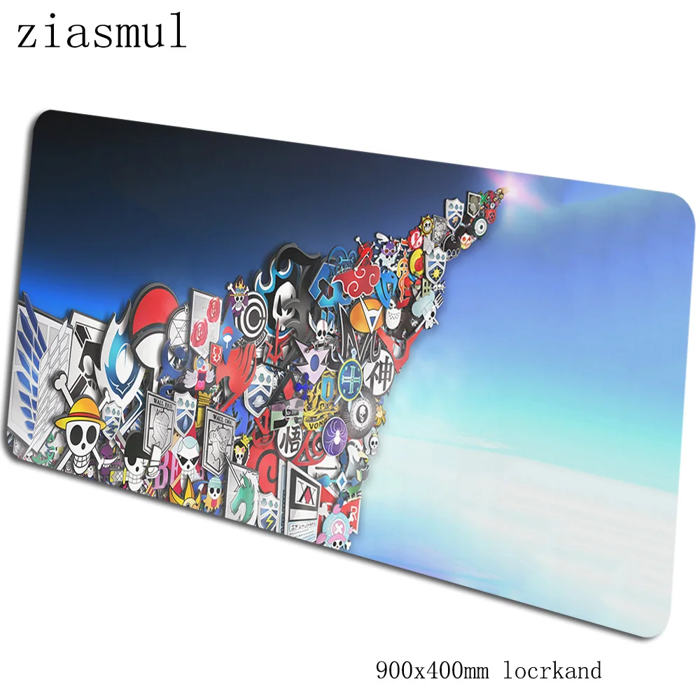 Аниме Коврик для мыши 900x400x3 мм, игровой коврик для мыши, Новое поступление, коврик для мыши, геймерский компьютерный стол, толстый коврик, notbook mousemat pc - Цвет: pattern 7