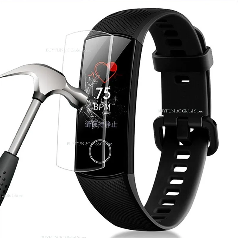 Защитная пленка 3D для Huawei Honor Band 4 3 шт./лот мягкая не закаленное стекло |
