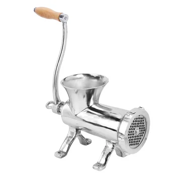 

304 Stainless Steel Meat Kitchen Gadgets Large Manual Meat Grinder Meat Spice Grinding Machine with Sausage Making Device