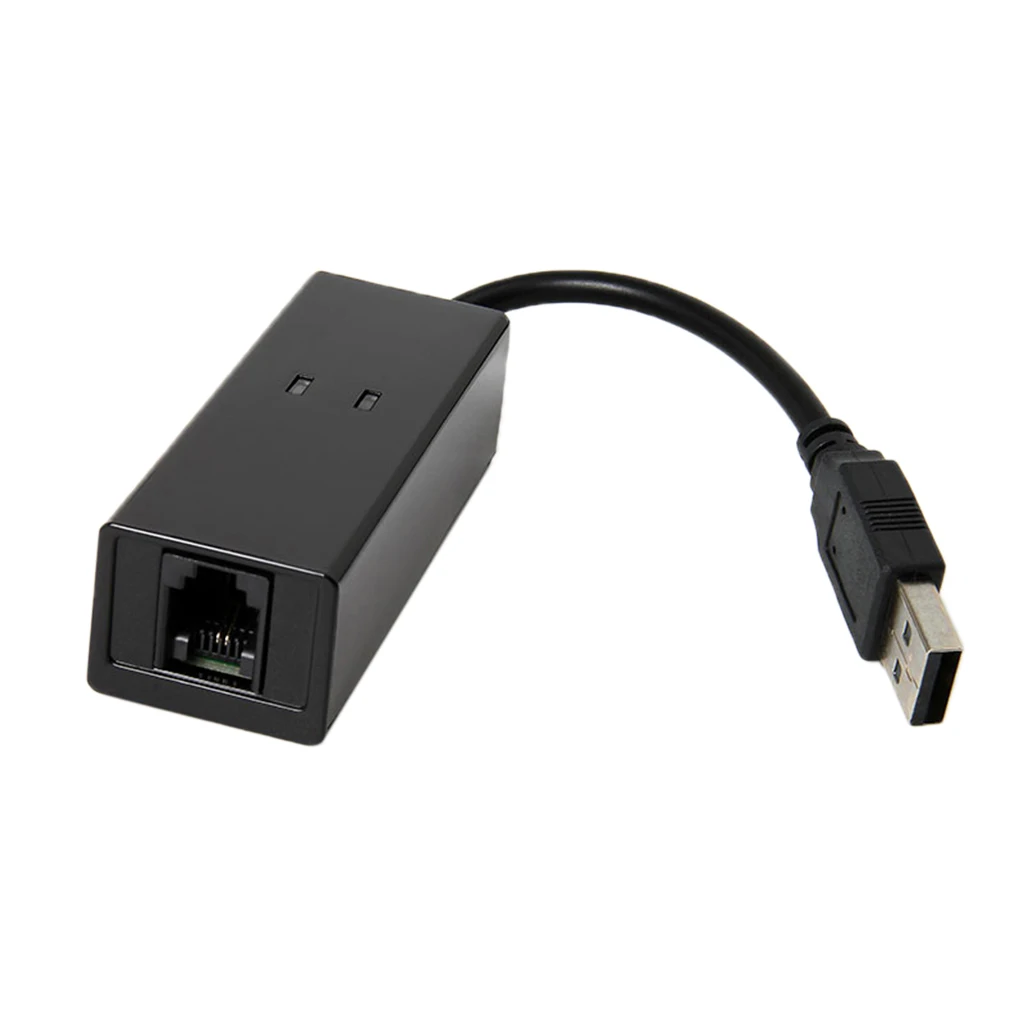 USB 2,0 56K внешних данных факс модемный кабель сетевой адаптер для Windows XP/7/8/10, черный