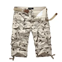 Горячая Распродажа мужские летние повседневные укороченные брюки тонкие прямые свободные брюки мужские Мульти Короткие Брюки с карманами размера плюс