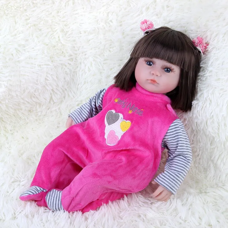 Ceny Reborn lalki dla dzieci 42CM Baby Reborn lalki zabawki dla dziewczynek śpiące towarzyszyć lalki niższa cena prezent urodzinowy świąteczny