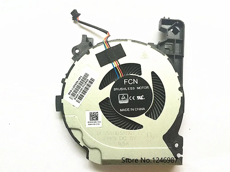 SSEA процессор GPU охлаждающий вентилятор для HP PAVILION 15-CX0058WM 15-CX 15-CX0068TX FKKA DFS501105PR0T FKK9 TPN-C133 вентилятор