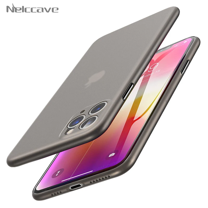 100 шт. ультра тонкие матовые жесткие чехлы для iPhone 12 Mini 11 Pro XS Max XR X 8 Plus 7 6 6S SE 2020