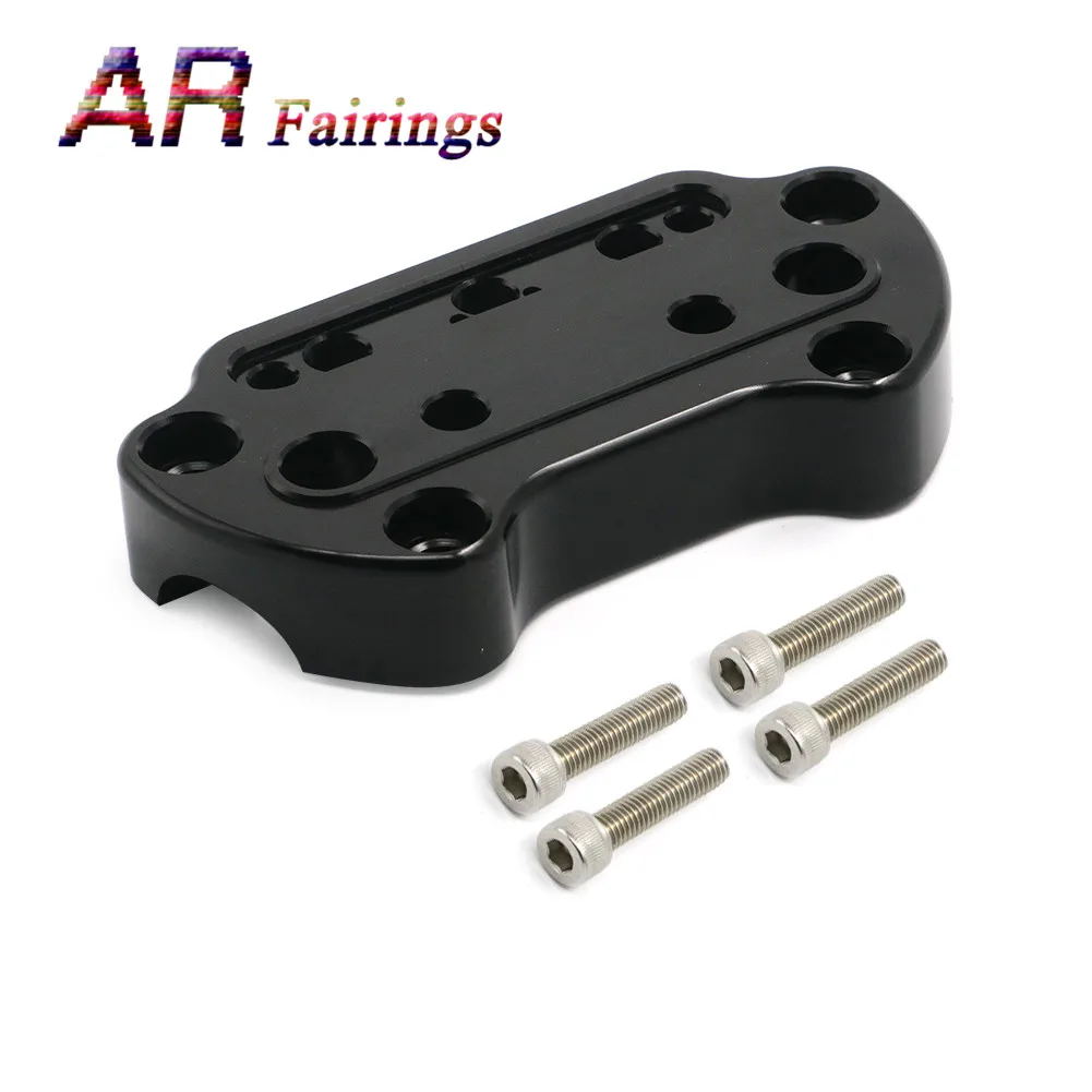 Индикатор " кронштейна для руля W/кольцо" Спидометр "черного цвета с креплением для Алюминий для Harley Sportster XL 883 1200 XL883 XL1200 Dyna