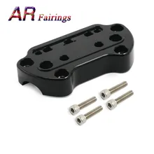 Индикатор " кронштейна для руля W/кольцо" Спидометр "черного цвета с креплением для Алюминий для Harley Sportster XL 883 1200 XL883 XL1200 Dyna