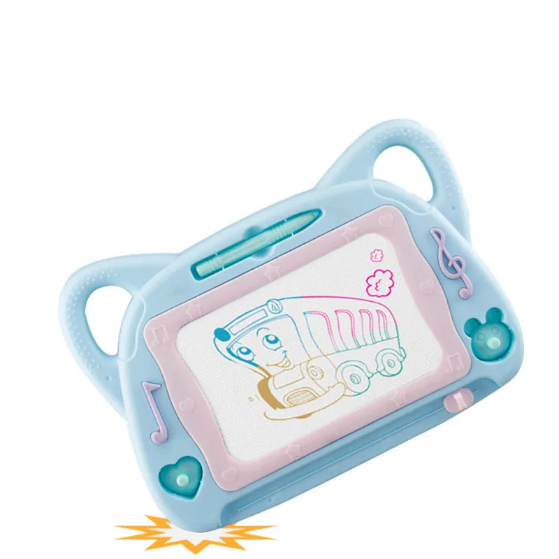 Children's Magnetic Drawing Board, Color Graffiti Board, Rewritable Sketch Pad, with Seal, Magnetic Pen, Children's Toddler Boy