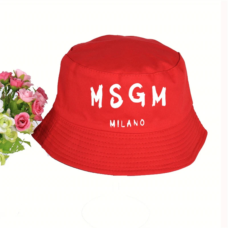 Msgm логотип унисекс Панама, шляпа-Панама высокого качества Летняя Спортивная Кепка солнцезащитный козырек рыбалка, рыбак шляпа