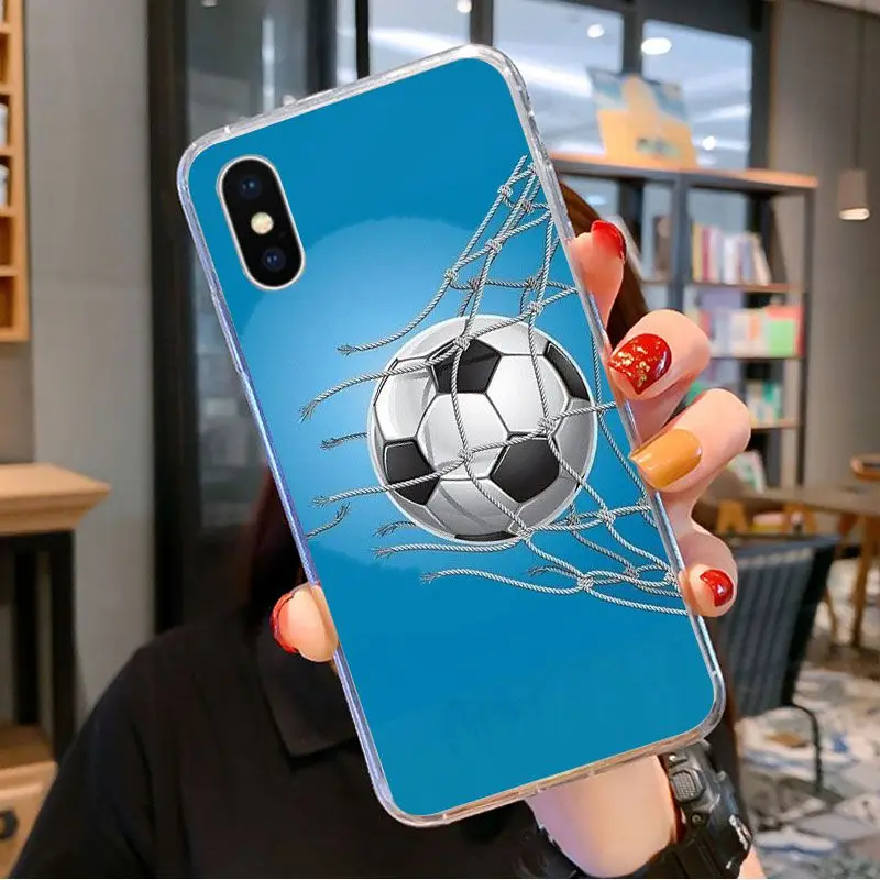 Football Soccer Ball on water burning fire sports