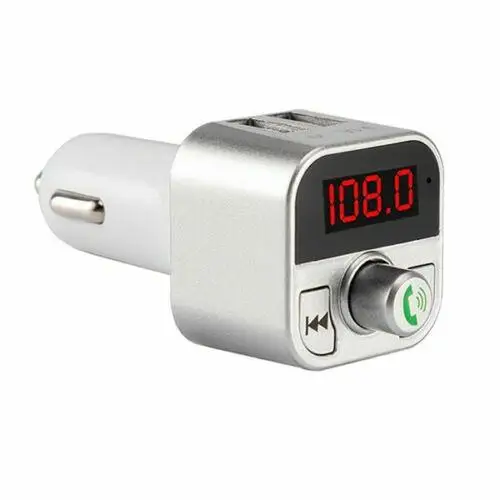 Group Vertical Bluetooth Беспроводной, свободные руки, FM передатчик, автомобильный Радио MP3 плеер USB зарядное устройство для устройства Handsfree комплект - Тип штекера: Gold