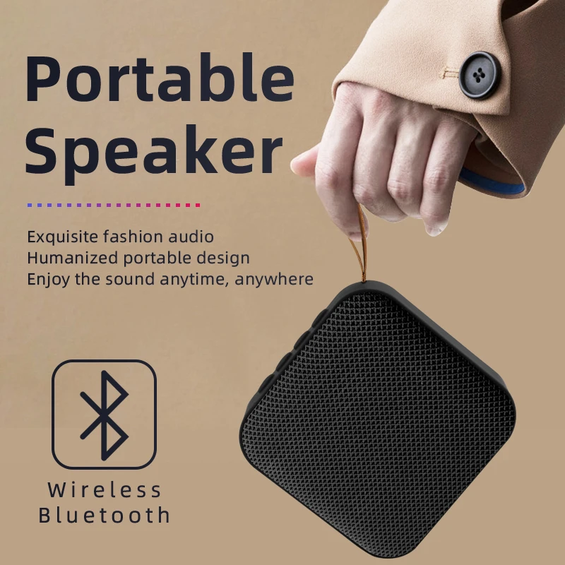 Мини Портативный Bluetooth беспроводной динамик Громкоговоритель звук система стерео музыка объемный открытый динамик поддержка fm-радио TFCard