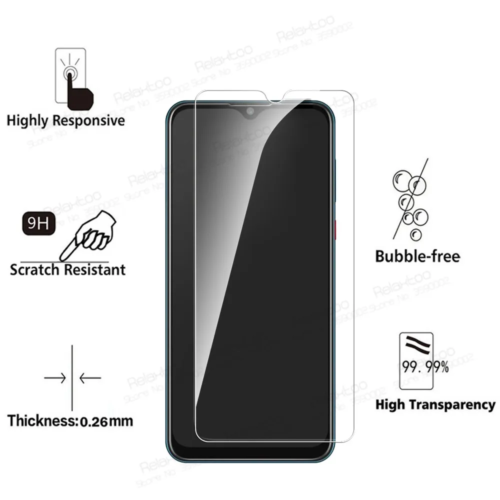 2pcs Original Tempered Glass For ZTE Blade A7 A5 2020 Screen Protector For ZTE Blade A 5 7 A52020 A72020 Cover Protective Film phone screen cover