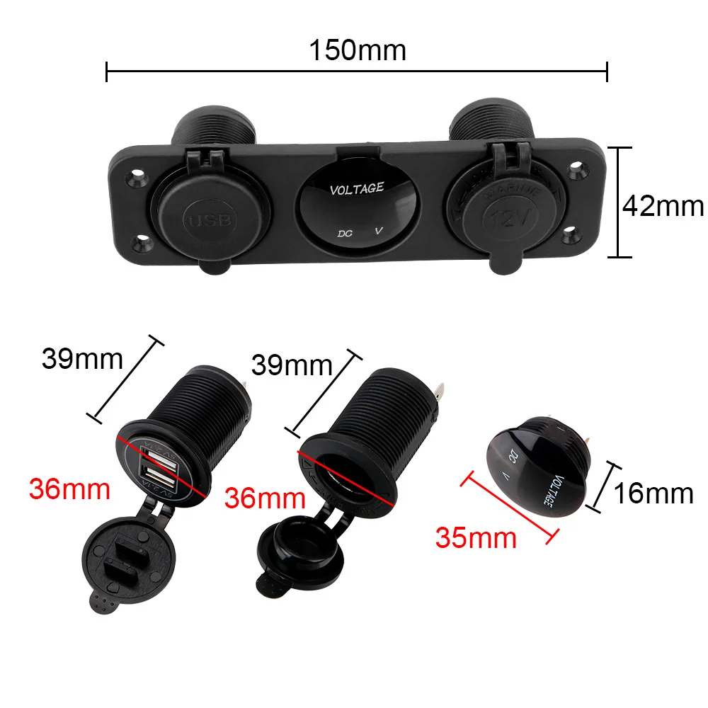 4.2A         USB ڵ   12/24V Voiture а