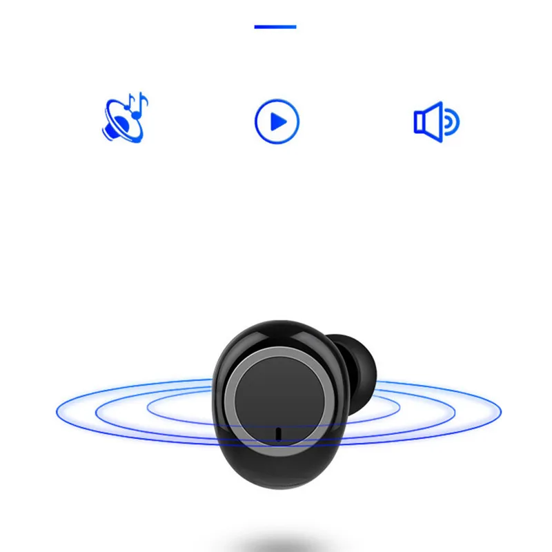 Quality W1 Earphone TWS Stereo Wireless Earbuds Bluetooth Headset Touch Control Earphone Handsfree With Microphone