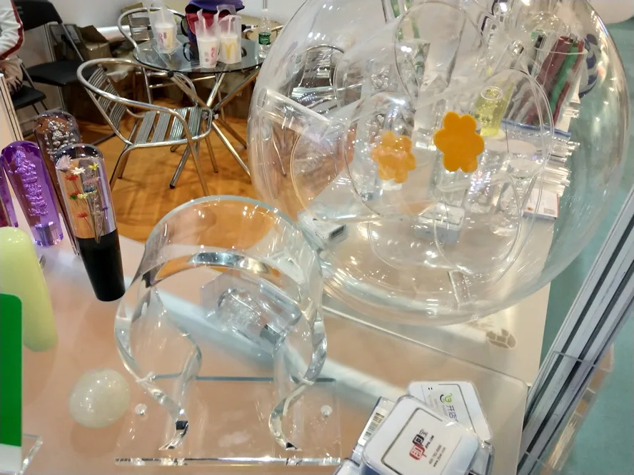 18 X 18mm Transparent Acrylic Triangle Handle Organic Glass Pumpkin Handle Machine Triangular Acrylic Handle