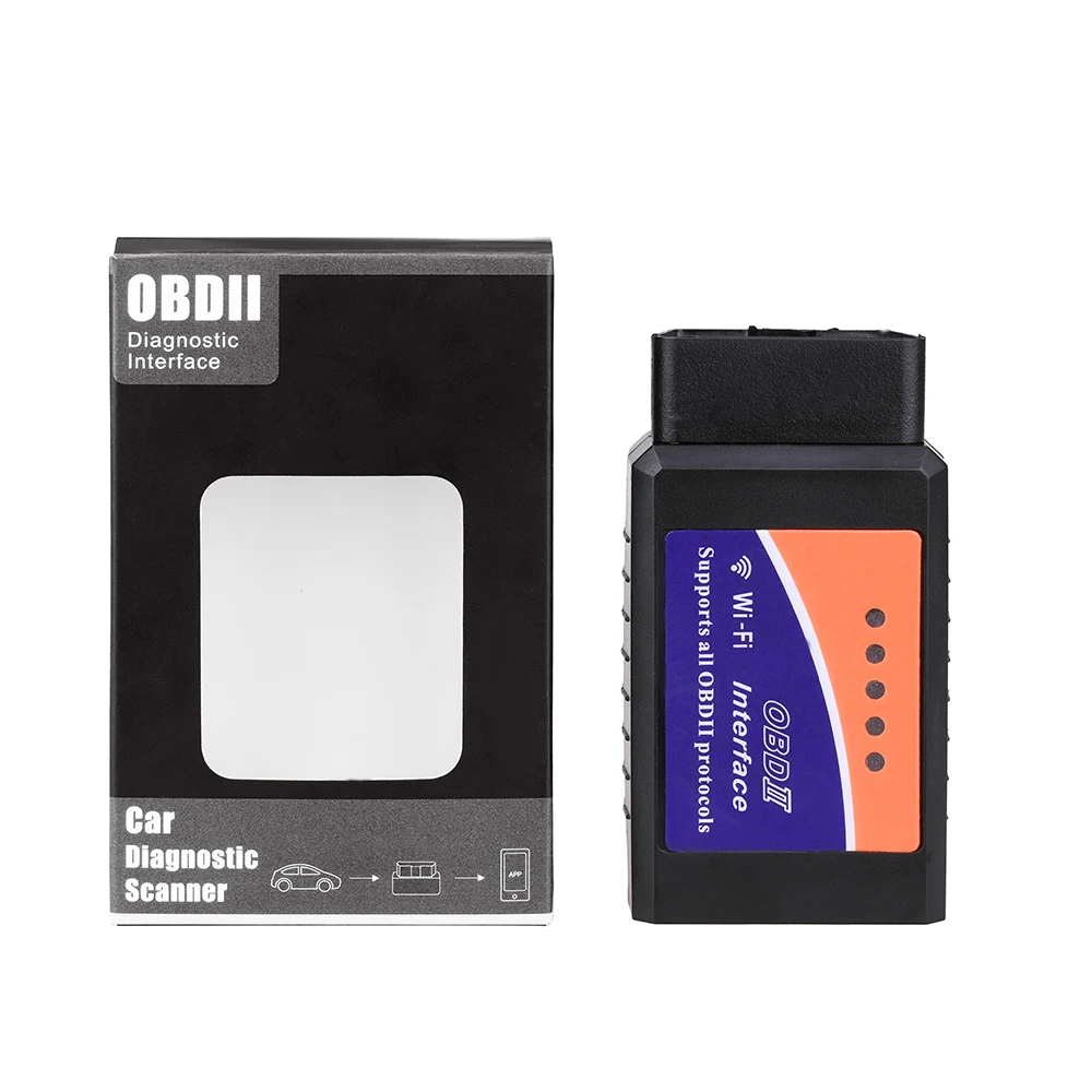 Rovtop ELM327 V1.5 Wifi OBD 2 OBD2 ELM 327 без чипа PIC18F25K80 автомобильный диагностический инструмент OBDII для Android, IOS, Windows system Z2