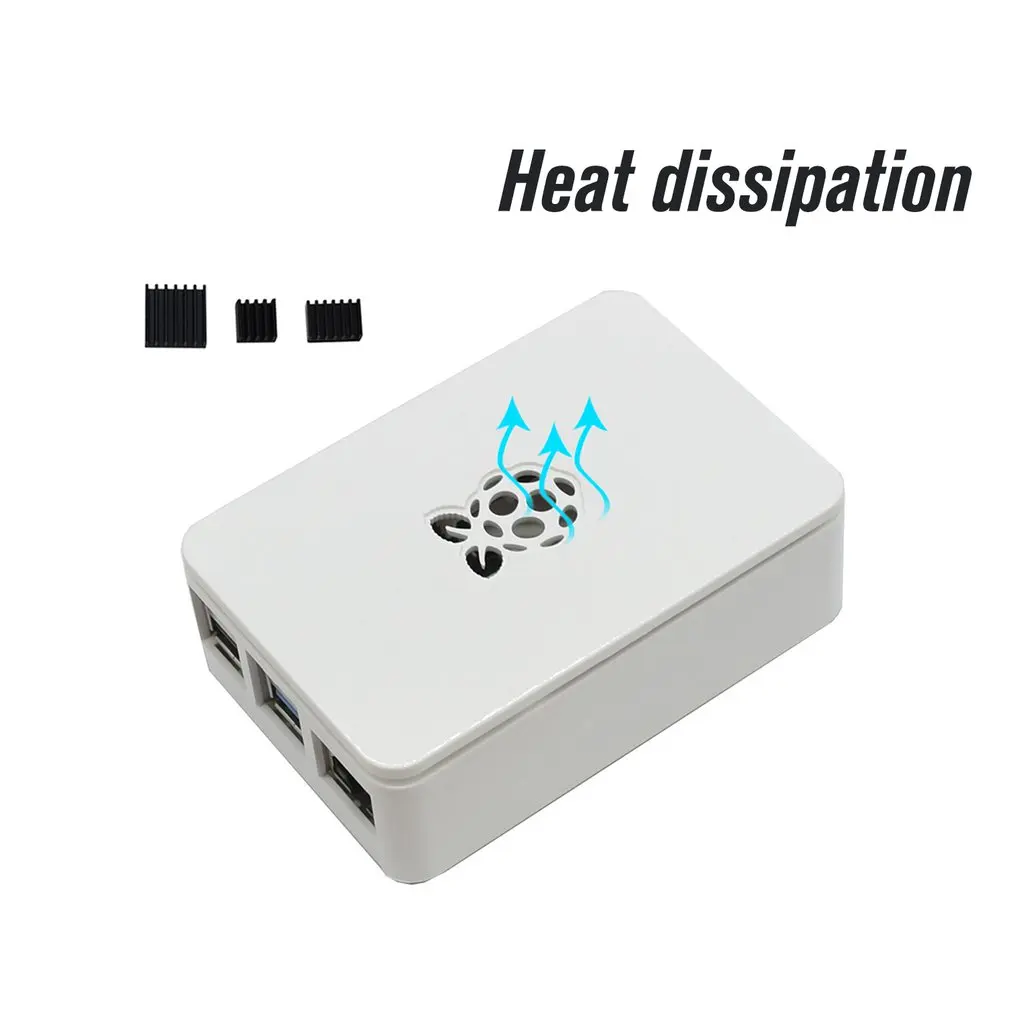 Чехол ABS Armor Shell V4 корпус коробка с радиаторами для Raspberry Pi 4B