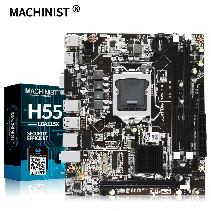 Материнская плата H55 LGA1156 DDR3 Sup порты Core 2/3 i3/i5/i7 cpu материнская плата PCI Express usb порты материнская плата для настольного компьютера|Материнские платы| | АлиЭкспресс