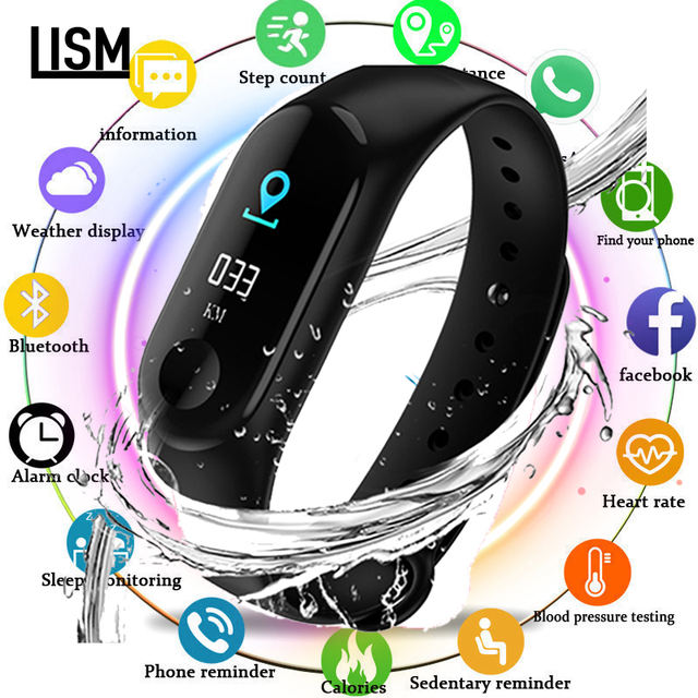Sport Bracelet Smart Watch Women Men For Android IOS Smartwatch Fitness Tracker New Electronics Smart Clock Wach IP68 Waterproof