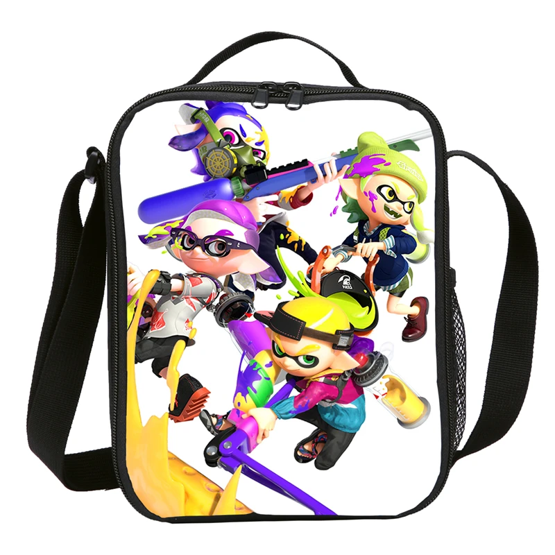 Малый мешок обеда обувь для мальчиков девочек аниме мультфильм Splatoon 2 печатных льда мешок Дети Изолированные тепловой Пикник Ланчбокс Сумки Sac основной - Цвет: DODIB4076710-S330