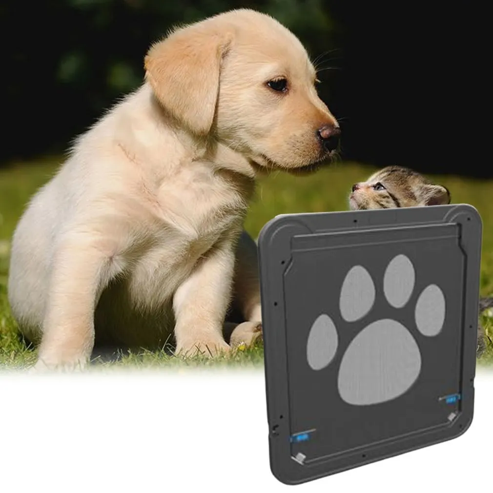 Pet экран дверь игрушка для собак лапа печать анти-кусание маленькая собака кошка экран дверь кошка дверь для собаки профессиональный