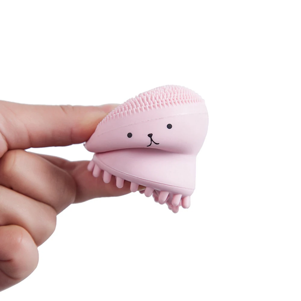 Cute Silicone Face Cleaning Brush Deep Cleansing Facial Exfoliator Wash Brush Massage Refreshing Skin Care Cosmetics HOT TSLM1