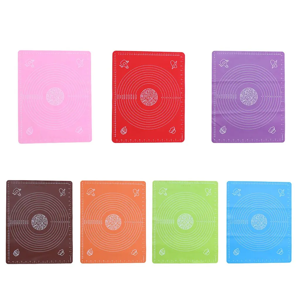 Silicone Material Mat With Scale High Temperature Resistance Non-Stick Durable Baking Useful Multifunctional Rectangle