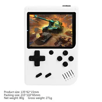 

2020 New Built-in 400 Games 1000mAh Battery Retro Video Handheld Game Console+Gamepad 2 Players Doubles 3.0 Inch LCD Game Player