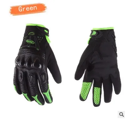 Мотогонок Handschoenen Koolstofvezel Lederen Bomber Handschoenen MX ATV Мотокросс Bike Beschermende Apparatuur