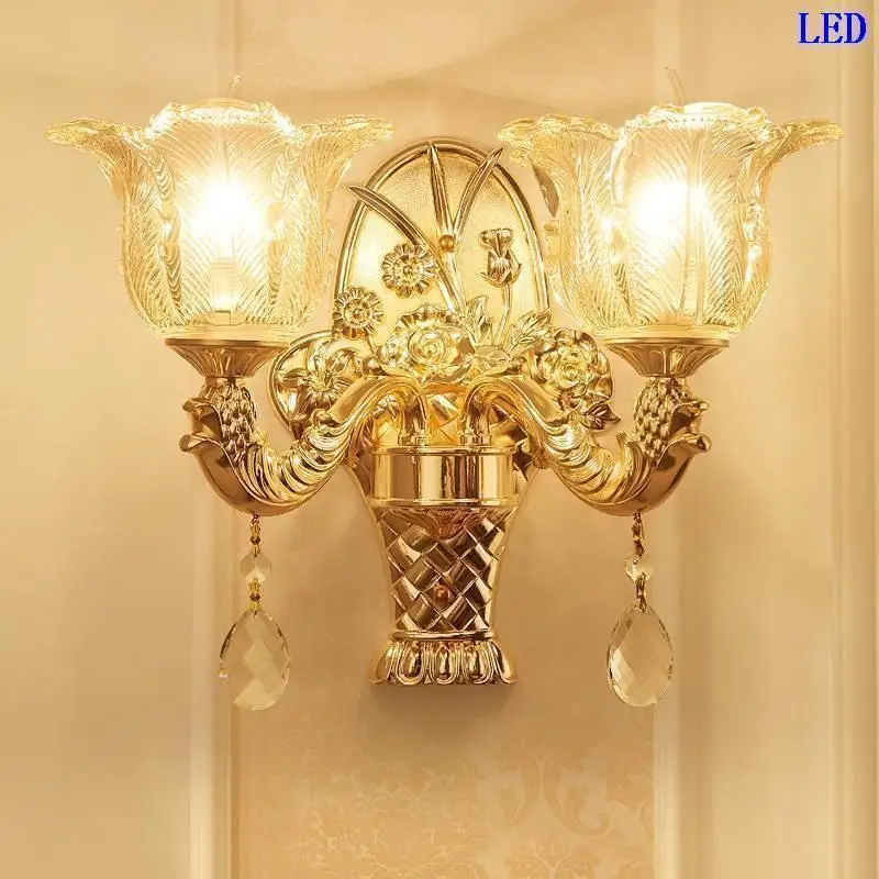 Бра Wandlampe зеркало Cama Lampara De Interior Aplique Luz Pared аппликация Murale Wandlamp Хрустальный потолочный светильник настенный светильник для спальни