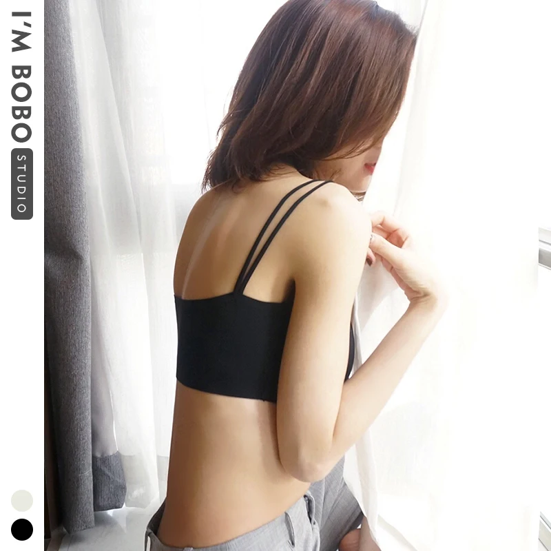 Женское нижнее белье бесшовный облегающий топ без стального кольца 2020 | Женская