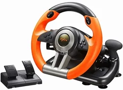 Gaming Steering Wheel Pedal Vibration Racing Steering Wheel Game Controller for Xbox One for PC for PS 3 4 for N-switch Gaming Steering Wheel Pedal Vibration Racing Steering Wheel Game Controller for Xbox One for PC for PS 3 4 for N-switch