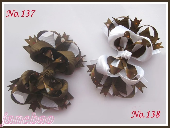 310 шт. 4,5 ''забавные, для волос для девочек, бант из банты из бутика фанки многослойное Hairbows бутик фанки лук