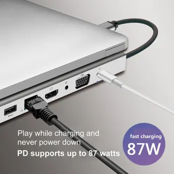 

Lightweight Type C Hub Plug Play Type C To Hdmi VGA Expansion Dock High Speed and Low Latency