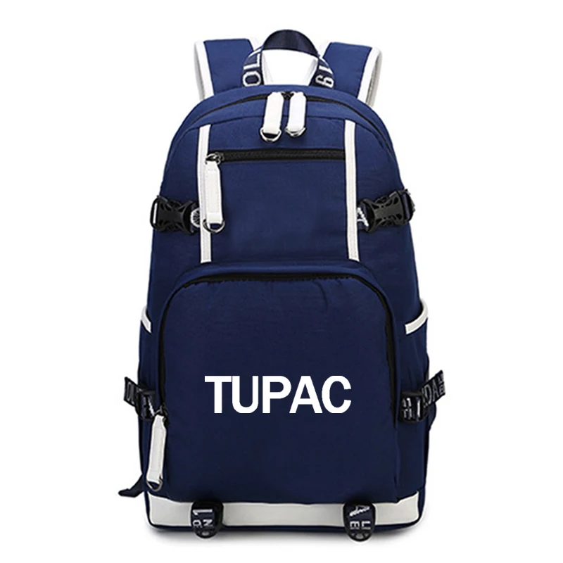 Рюкзак на плечо в стиле хип-хоп Tupac 2Pac, школьная сумка для мальчиков и девочек, детская сумка для книг, рюкзак для путешествий, Большой Вместительный рюкзак